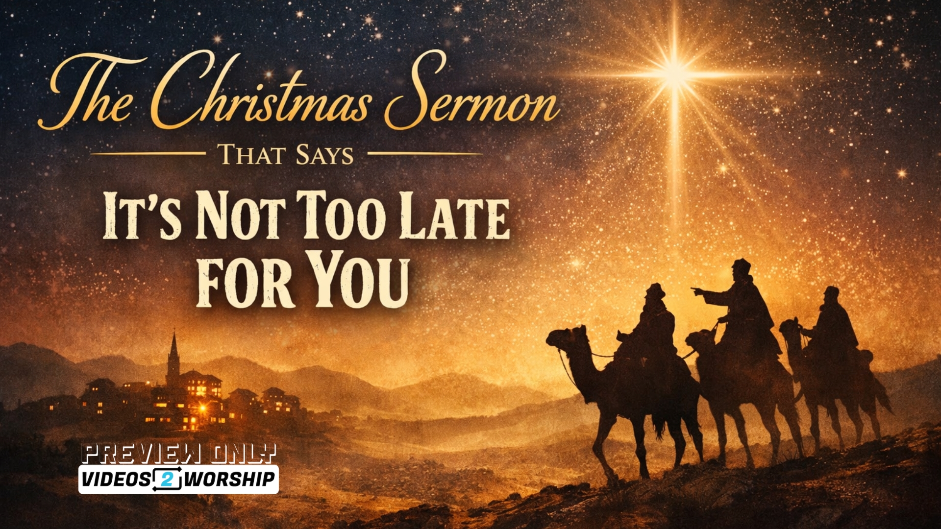 Read more about the article Two Years Too Late? — A Christmas Sermon for Those Who Think They Missed Their Moment