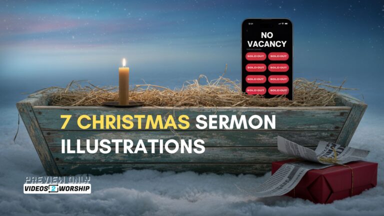 Read more about the article 7 Fresh Christmas Sermon Illustrations That Connect the Manger to Modern Life