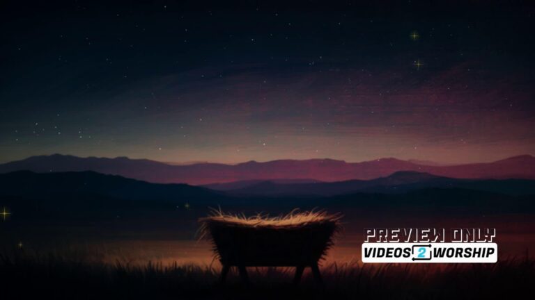 Read more about the article Holy Night Christmas Nativity Advent Worship Background Loop