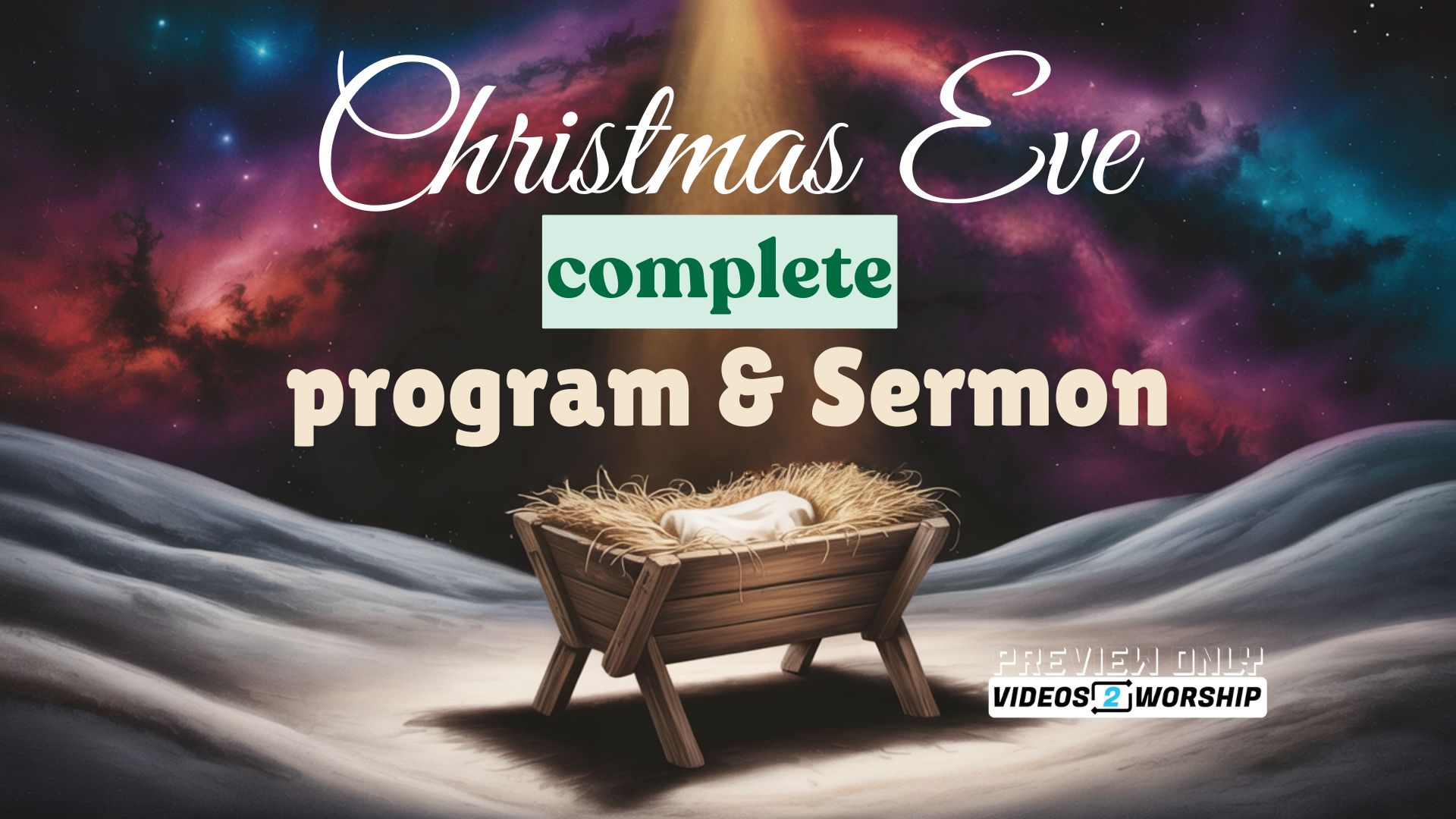 Read more about the article The Scandal of Touch — Christmas Eve Program + Sermon
