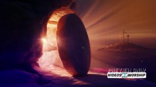 Read more about the article Stone Rolled Away Easter Motion Worship Background Loop | Empty Tomb Video