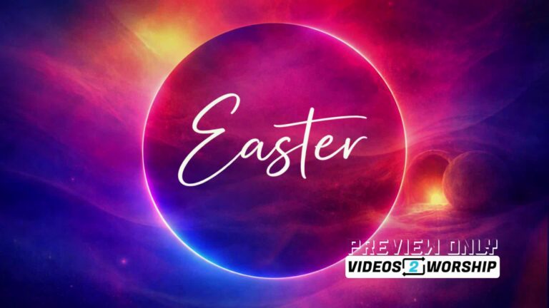Read more about the article Neon Easter Title Resurrection Motion Background