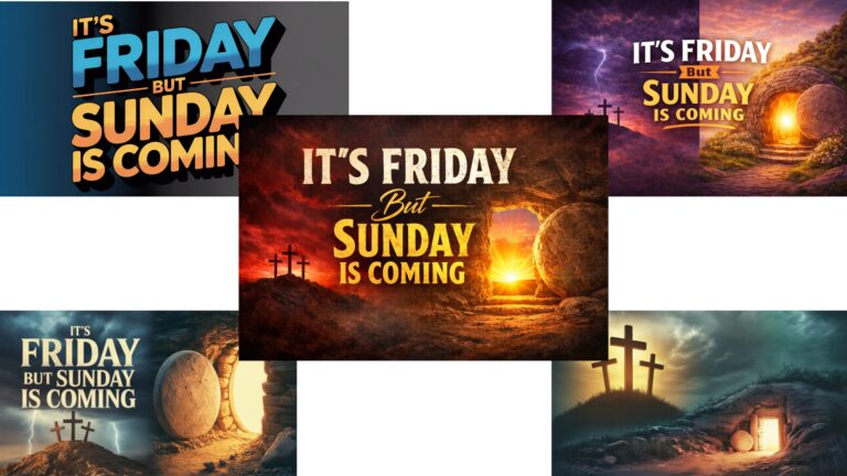 Read more about the article It’s Friday But Sunday Is Coming Title Stills for Church Media