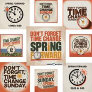 Read more about the article Spring Forward Church Graphics Pack | Daylight Saving Time Change Slides