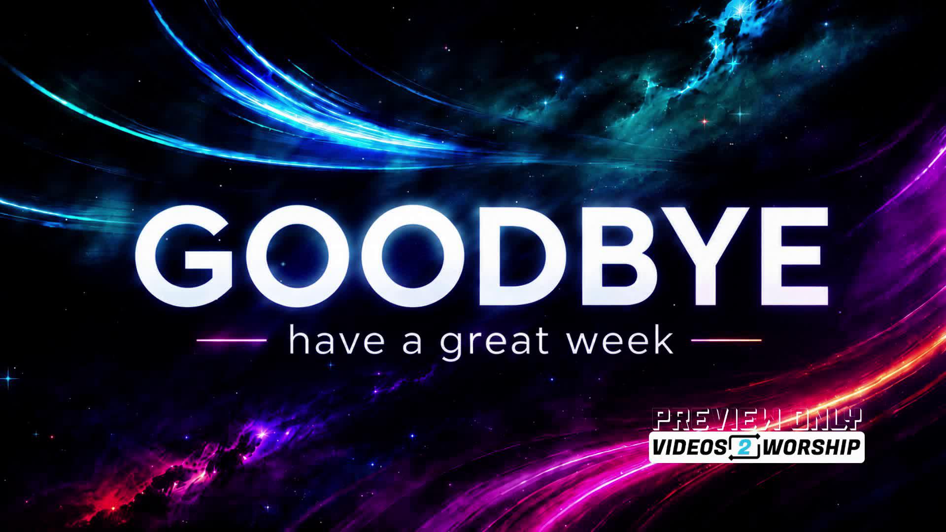 Shop 5 Goodbye Colorful Lines Motion Background
